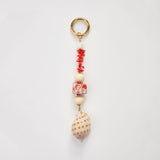Ocean shell and red coral