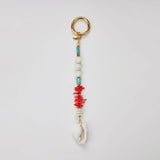 Ocean shell coral and blue jasper