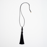 Black horn black tassel