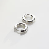 Base earrings silver