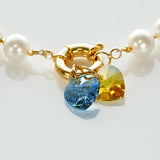 Yellow and Blue hearts