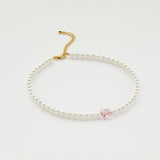 Pink butterfly chocker